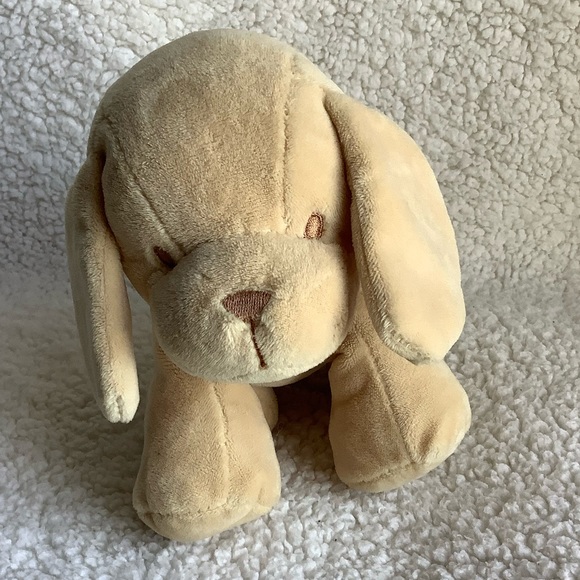 KELLYTOY 2017 Beige Puppy Dog Plush w Rattle Crinkle Ears Stuffed Animal Toy - Picture 2 of 11